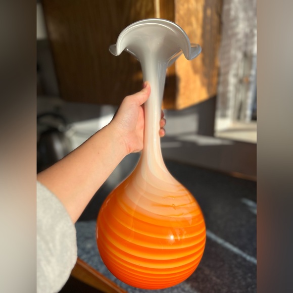 Rare XL Vintage Art Pop Flame Vase - Picture 1 of 4